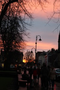 Gorgeous sunset (even if it isn't 4pm yet)