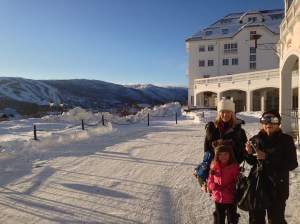 In front of Dr. Holms Hotel