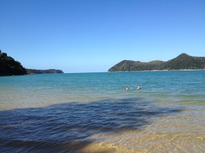 Swimming at Apple Tree Bay
