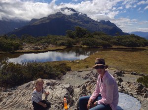 Lunch (sans water) at Summit Track
