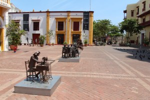 Plaza sculpture